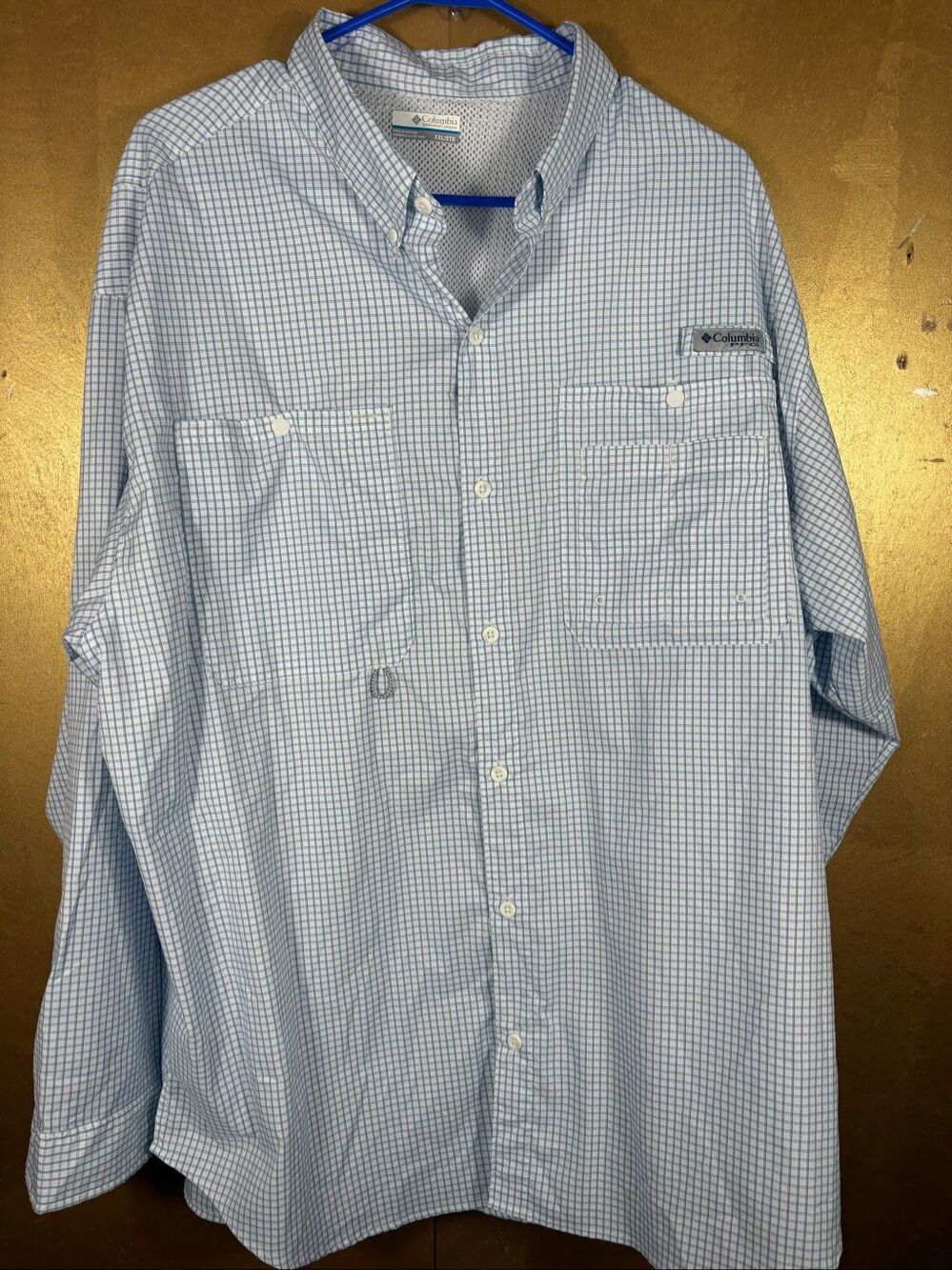 Columbia Mens PFG button down long sleeve shirt size XXL